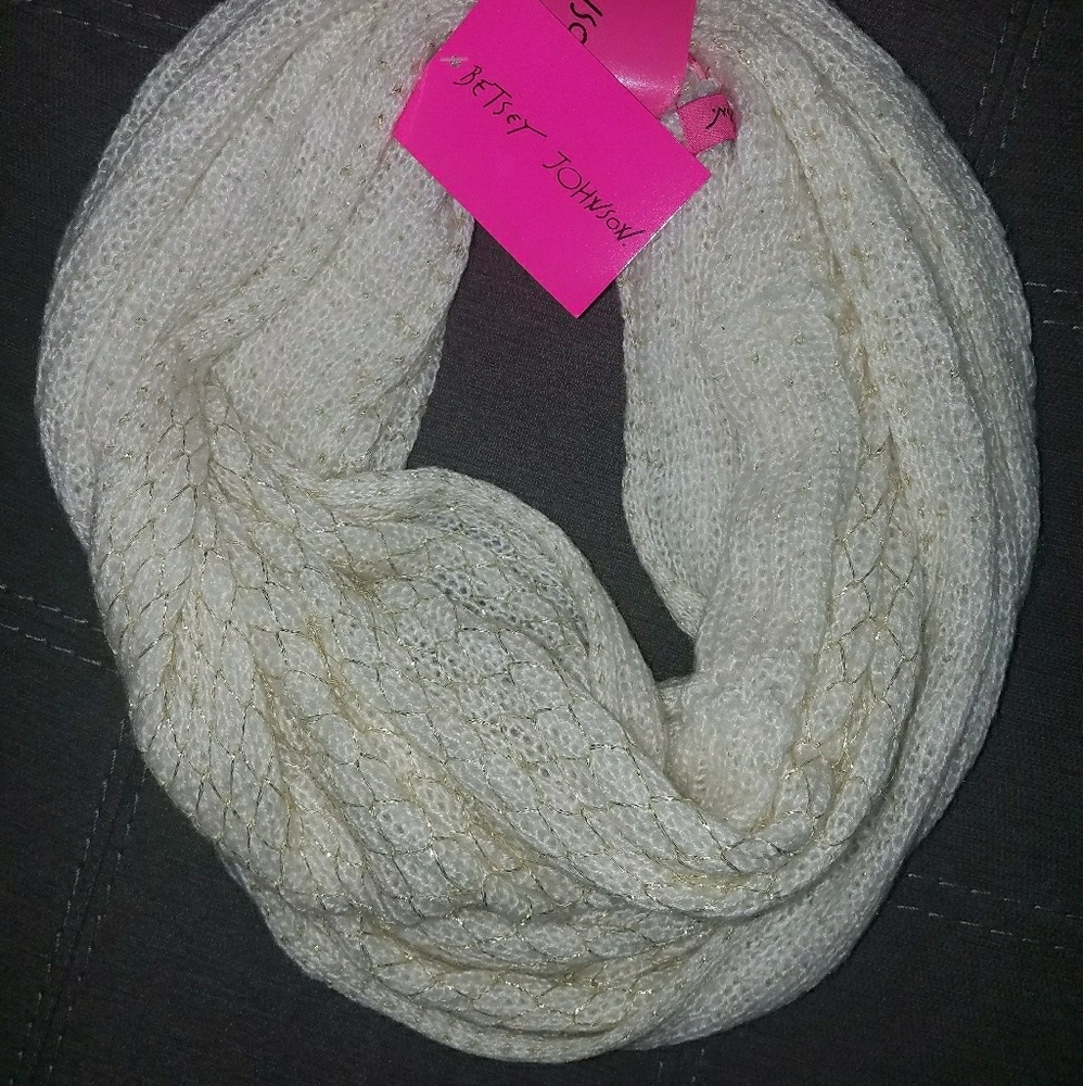 Betsy Johnson infinity scarf